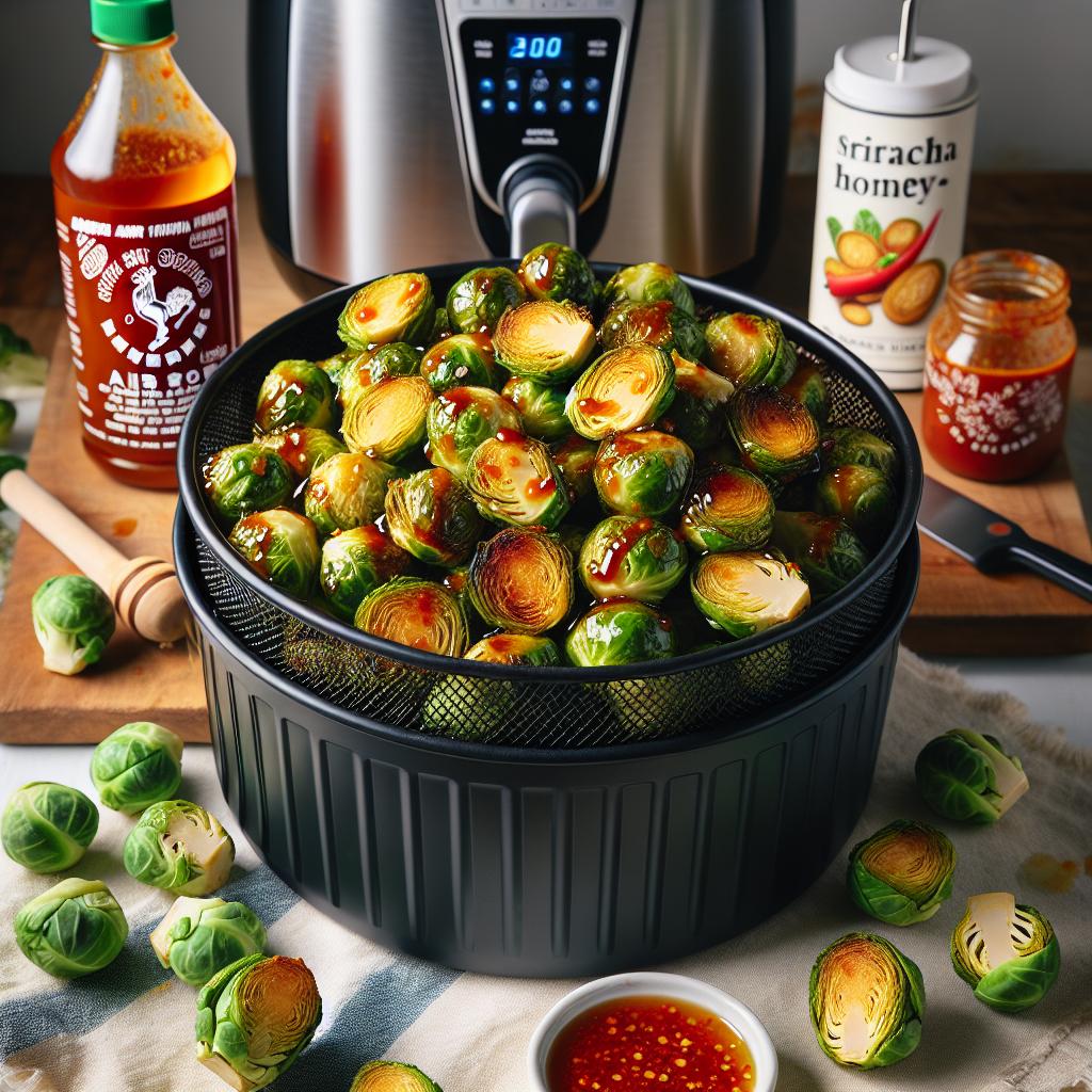 Sriracha Honey Glazed Brussels Sprouts