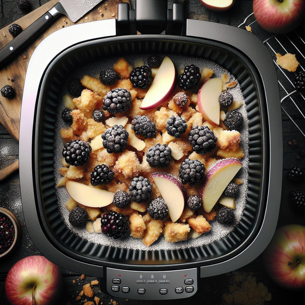 Blackberry and Apple Crumble
