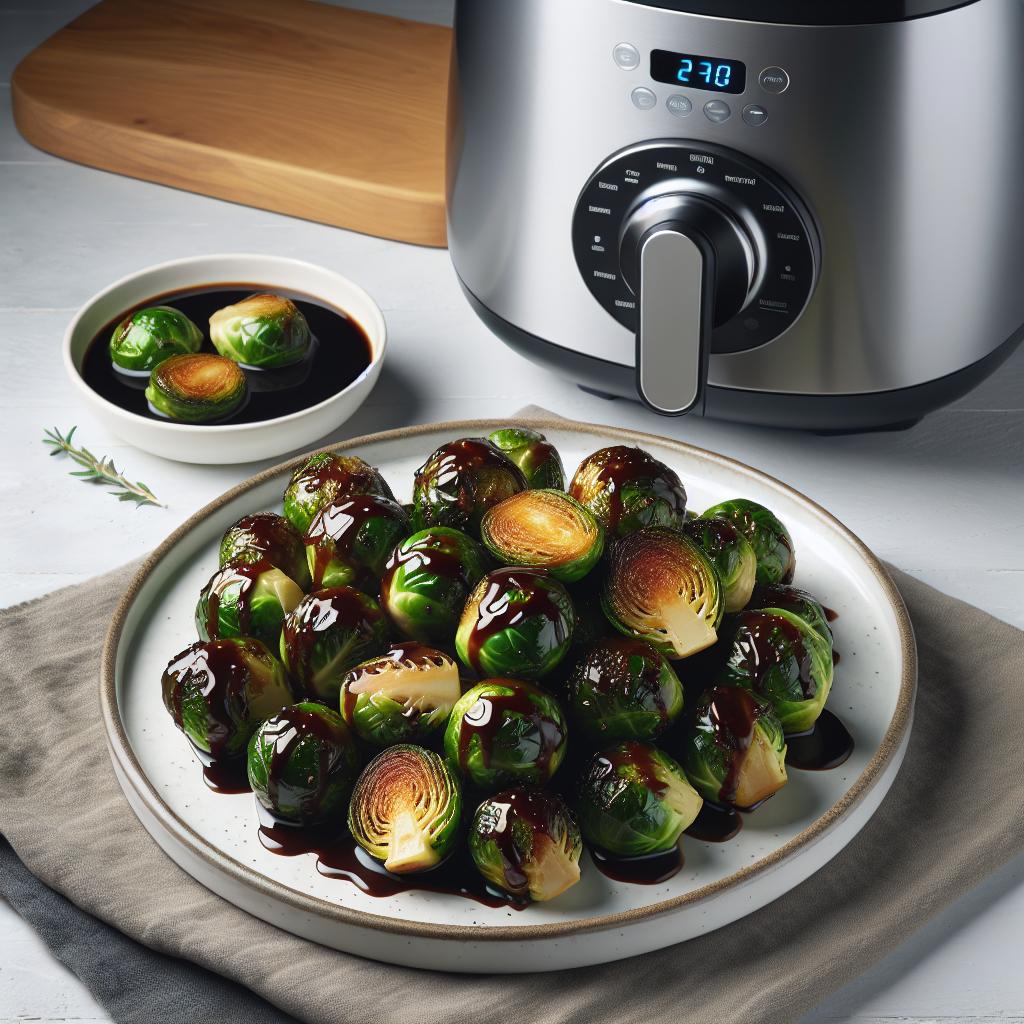 Balsamic Glazed Brussels Sprouts