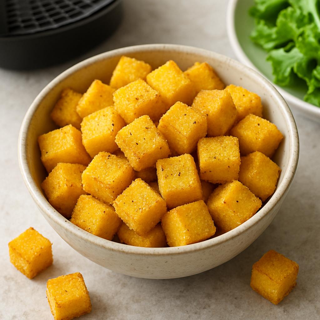 Crispy Polenta Croutons