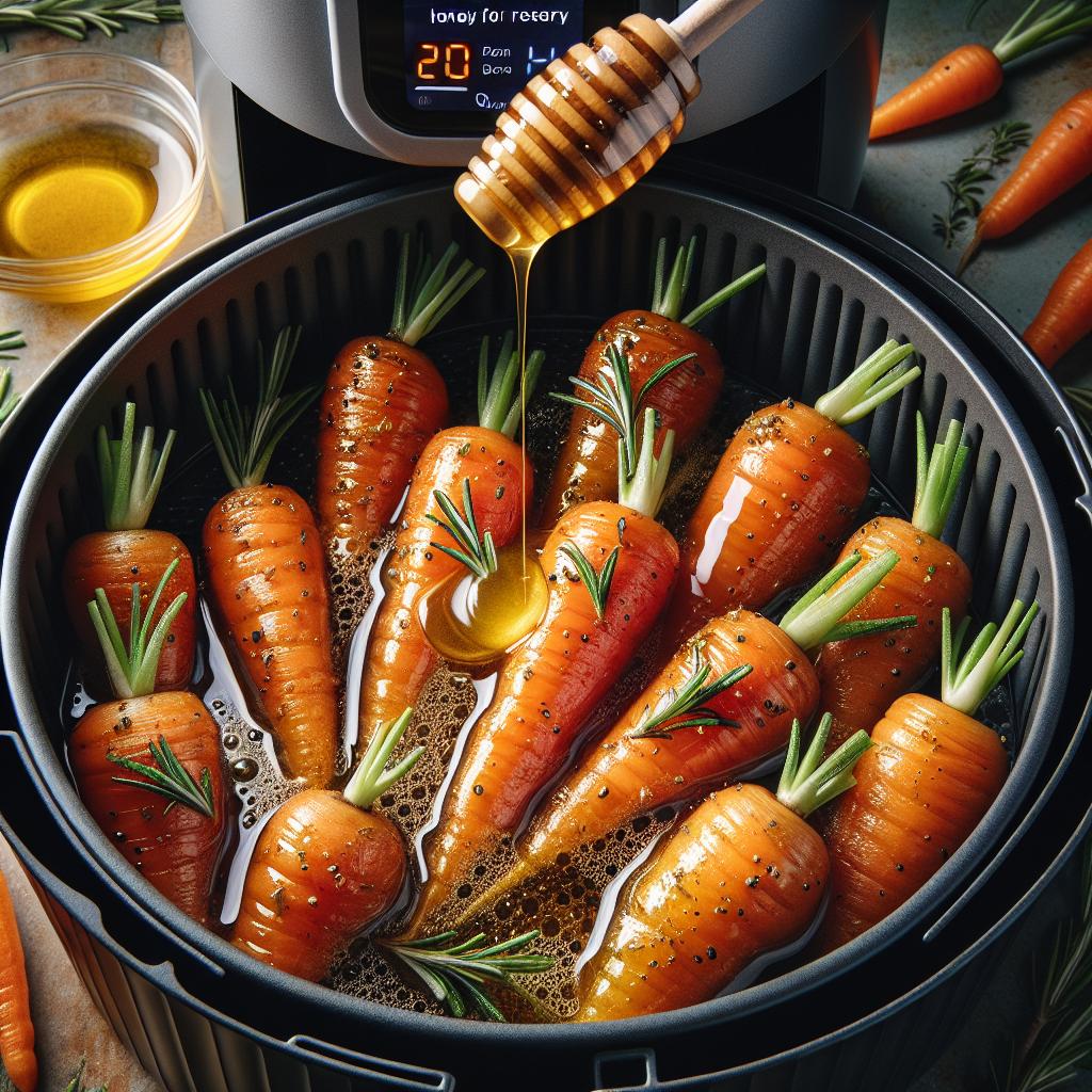Rosemary Honey-Glazed Roasted Carrots