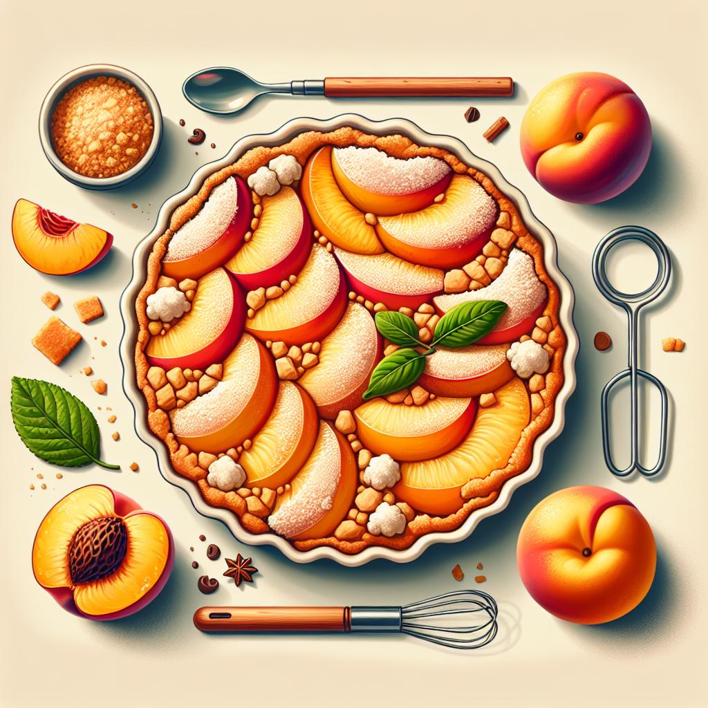 Peach cobbler