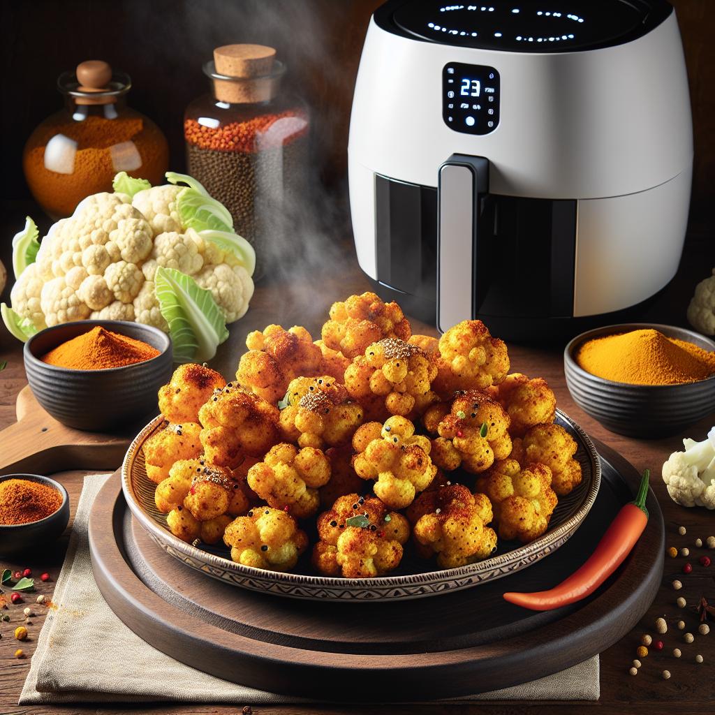 Curried Cauliflower Bites