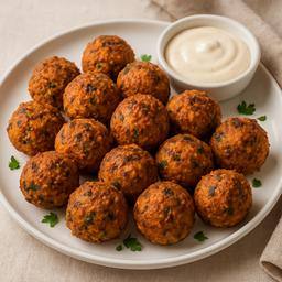 Crispy Chickpea and Carrot Balls