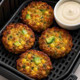 NEW - Crispy Avocado Corn Fritters