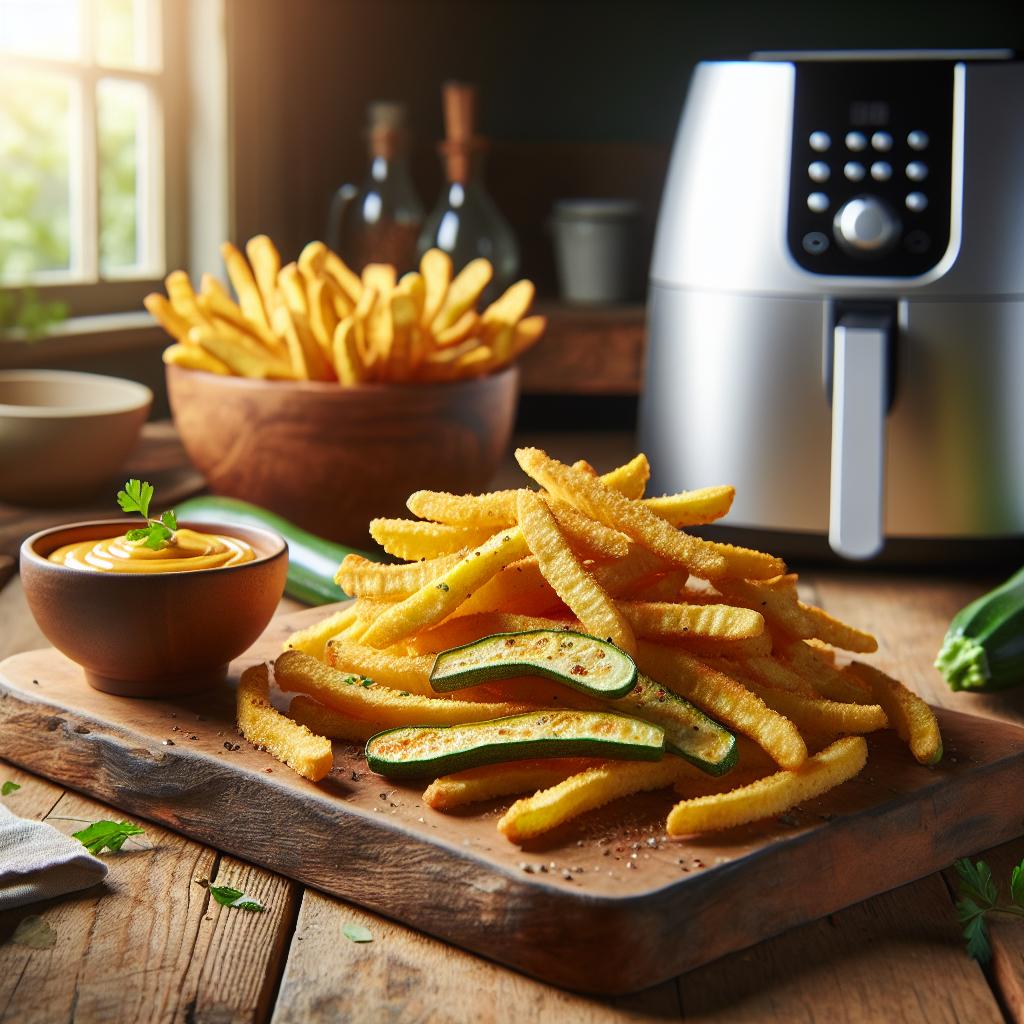 Crispy Air Fryer Courgette Fries