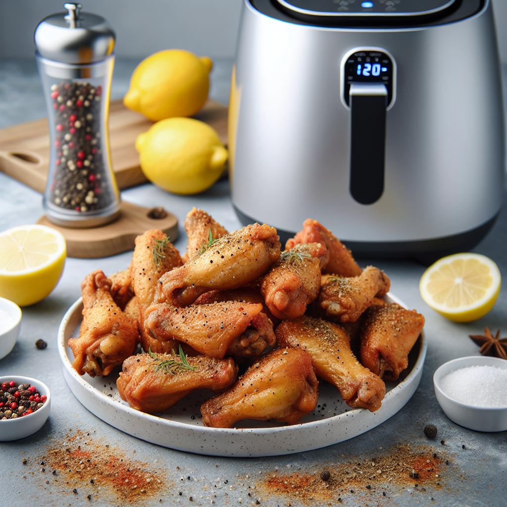 Lemon pepper chicken wings