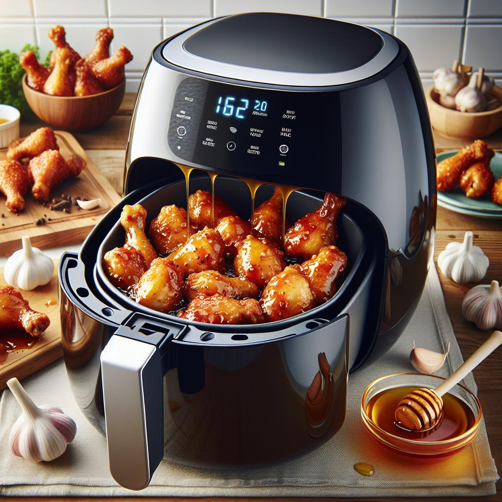 Air Fryer Honey-Garlic Drumettes