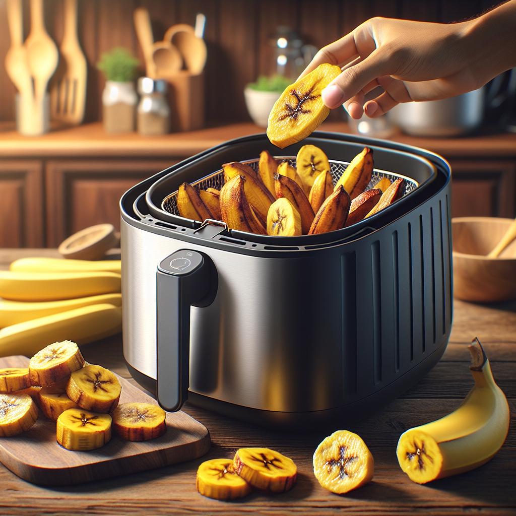 Crispy Air-Fried Plantains