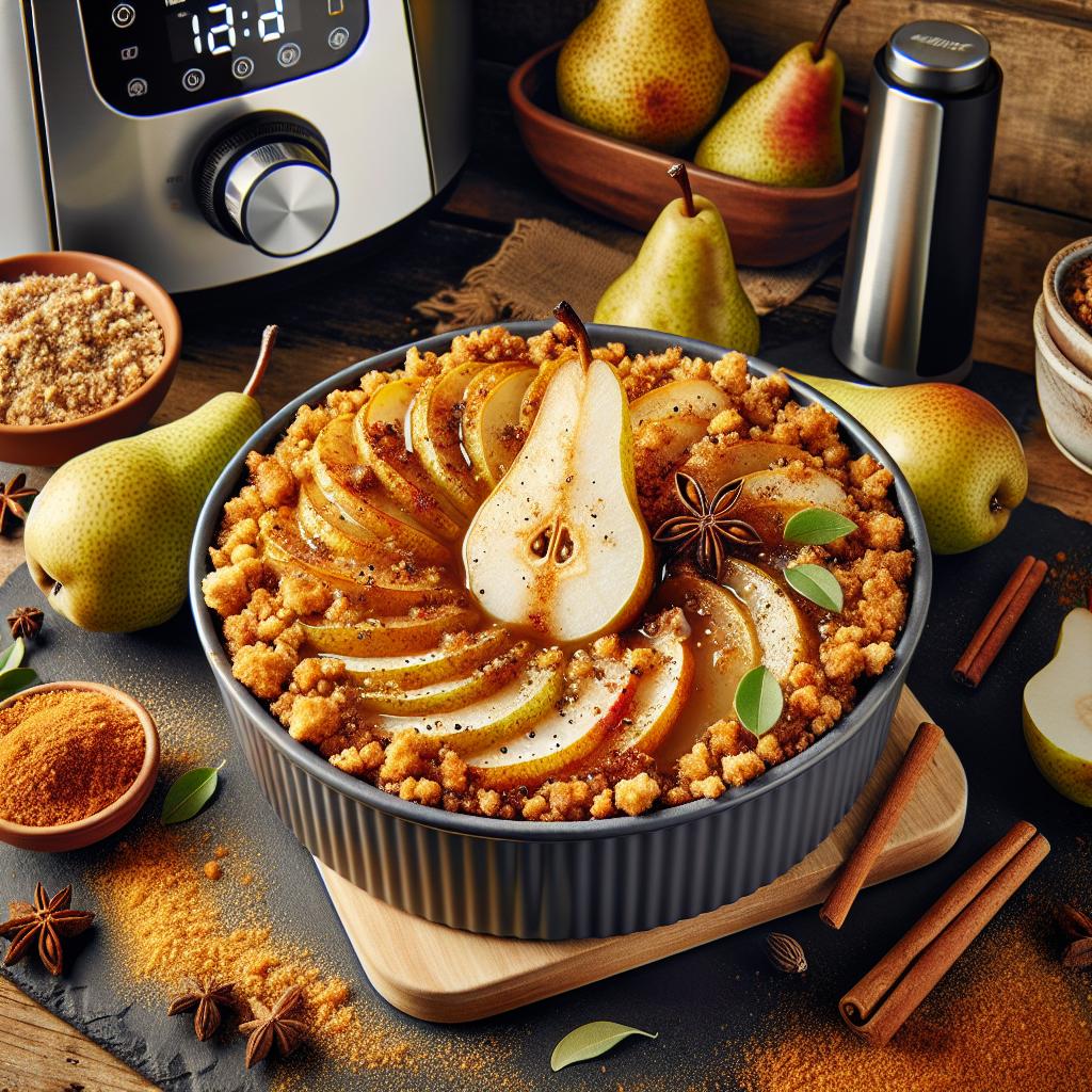 Spiced Pear Crisp