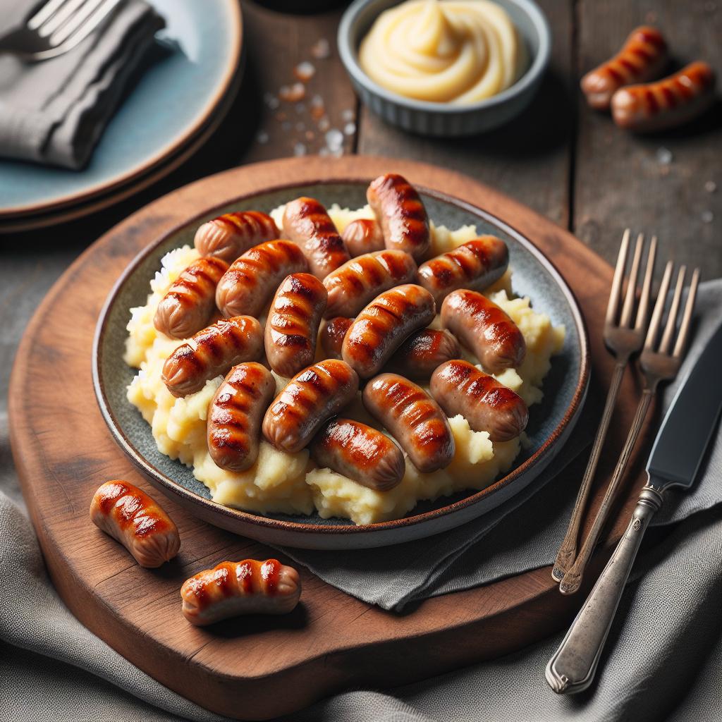 Crispy Bangers and Mash Bites