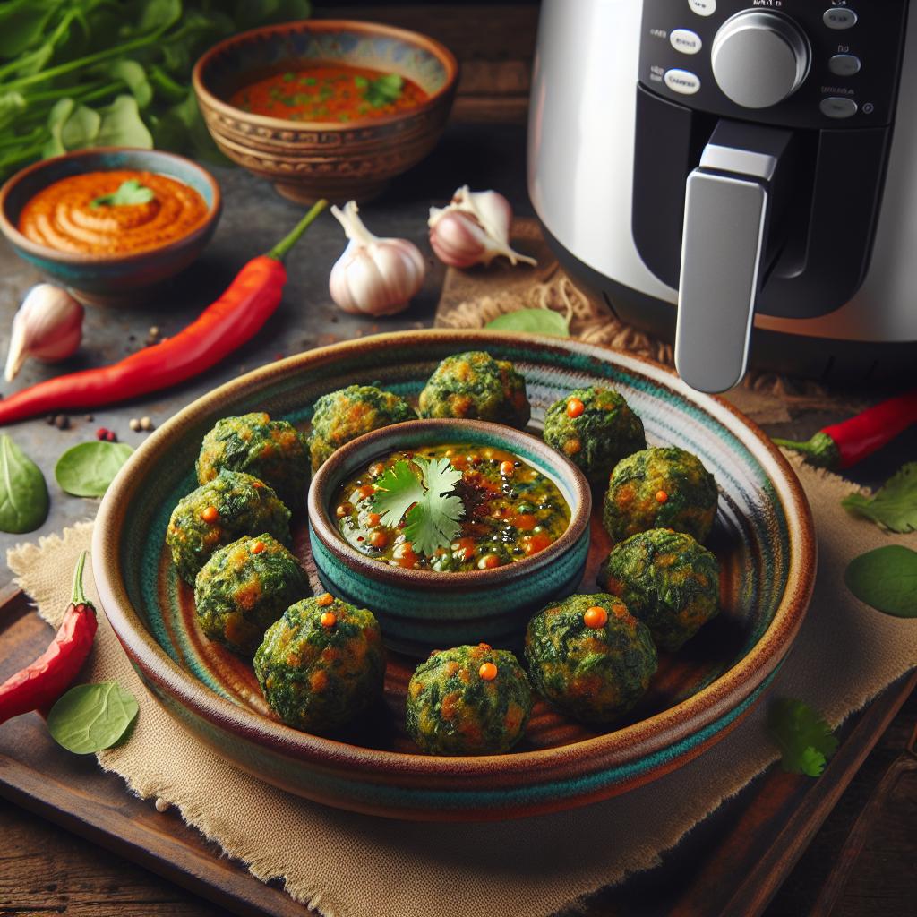 Spinach and Lentil Dal Bites