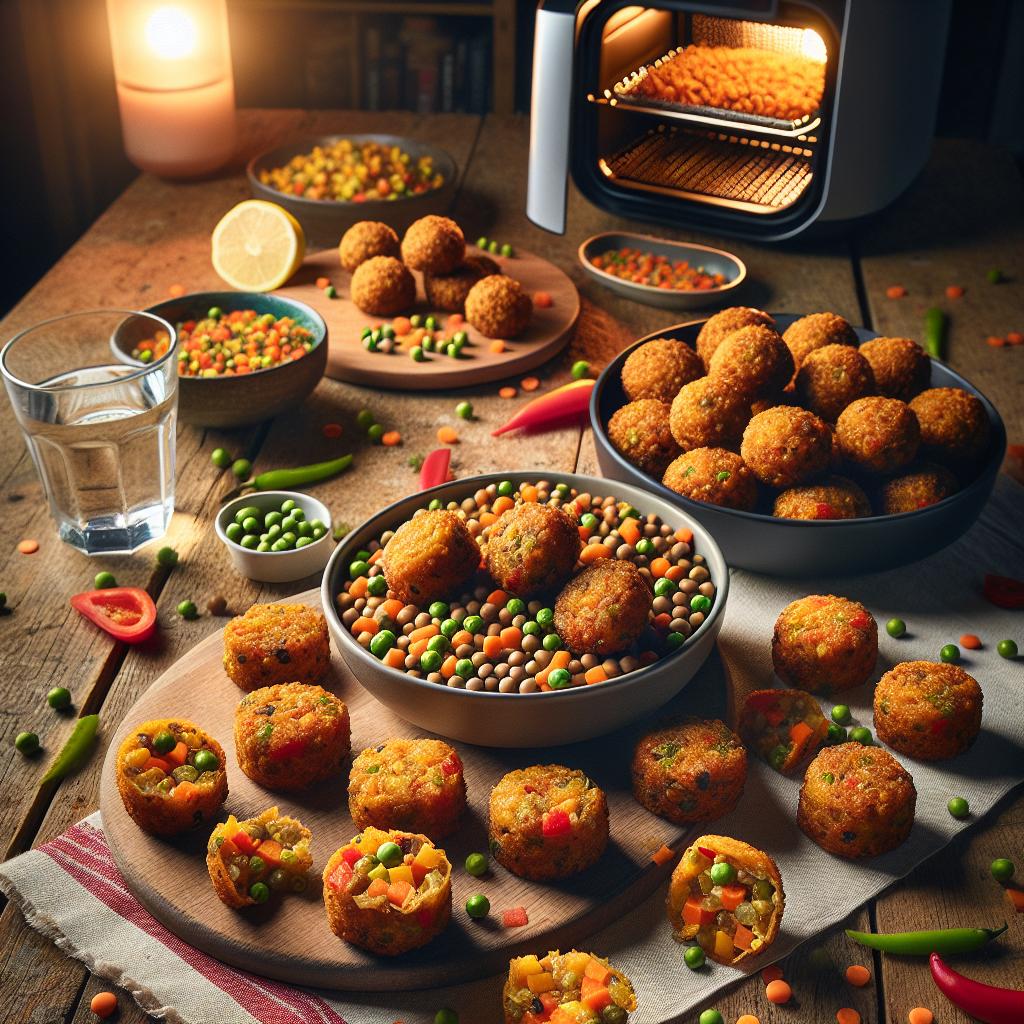 Lentil and Vegetable Bites