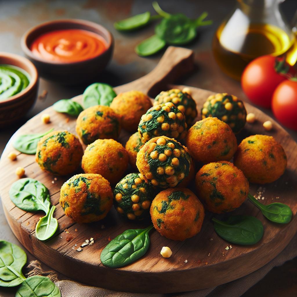 Chickpea Spinach Balls