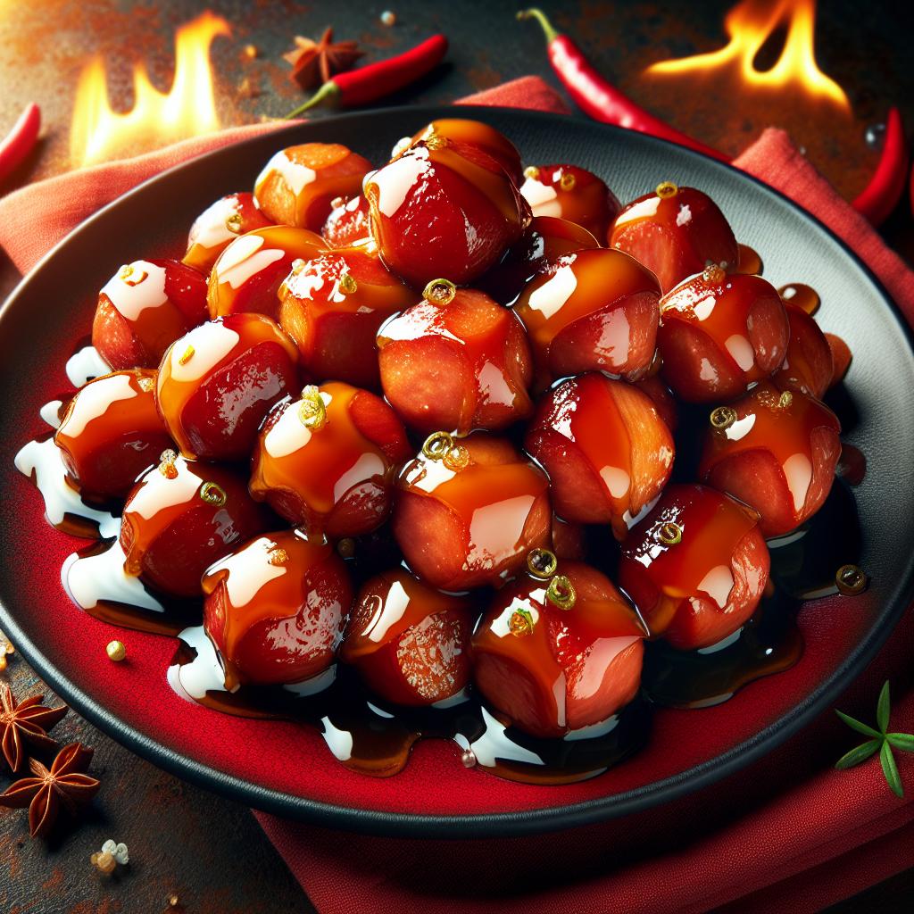 Honey Mustard Glazed Ham Bites