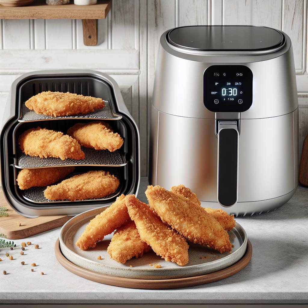 Breaded chicken breasts