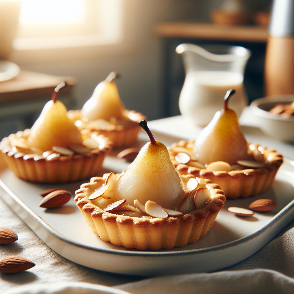 Pear and Almond Tartlets