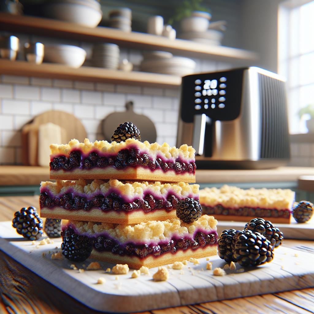 Blackberry Crumble Bars