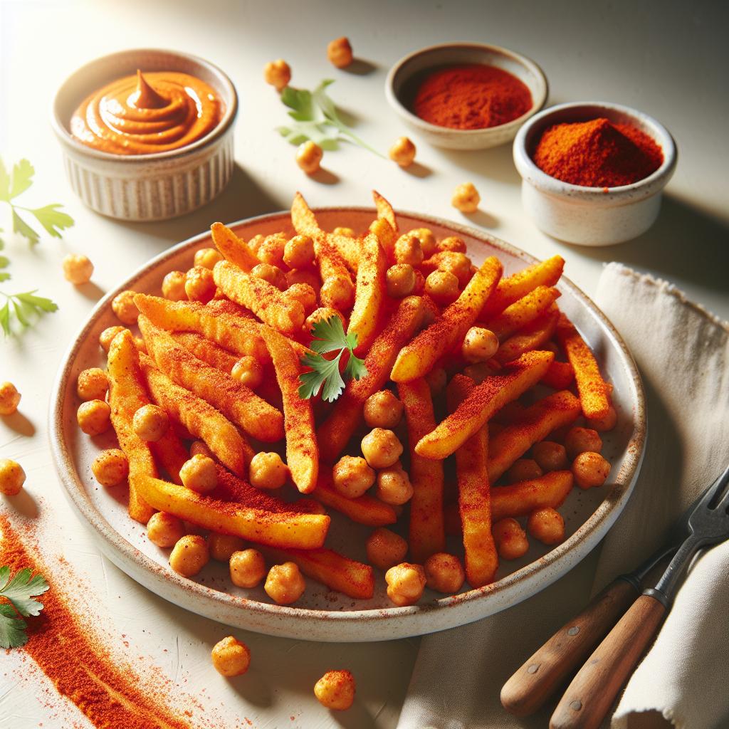 Smoked Paprika Chickpea Fries