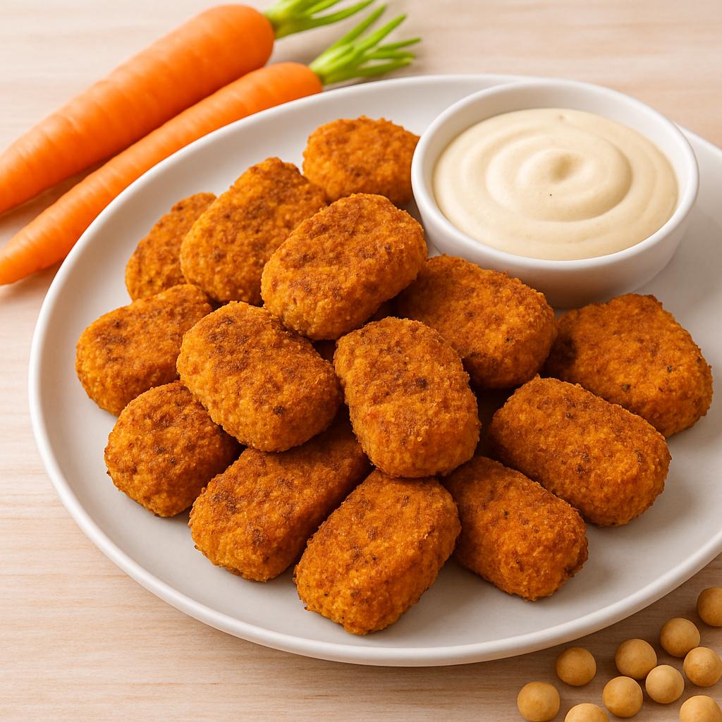 Carrot and Chickpea Nuggets