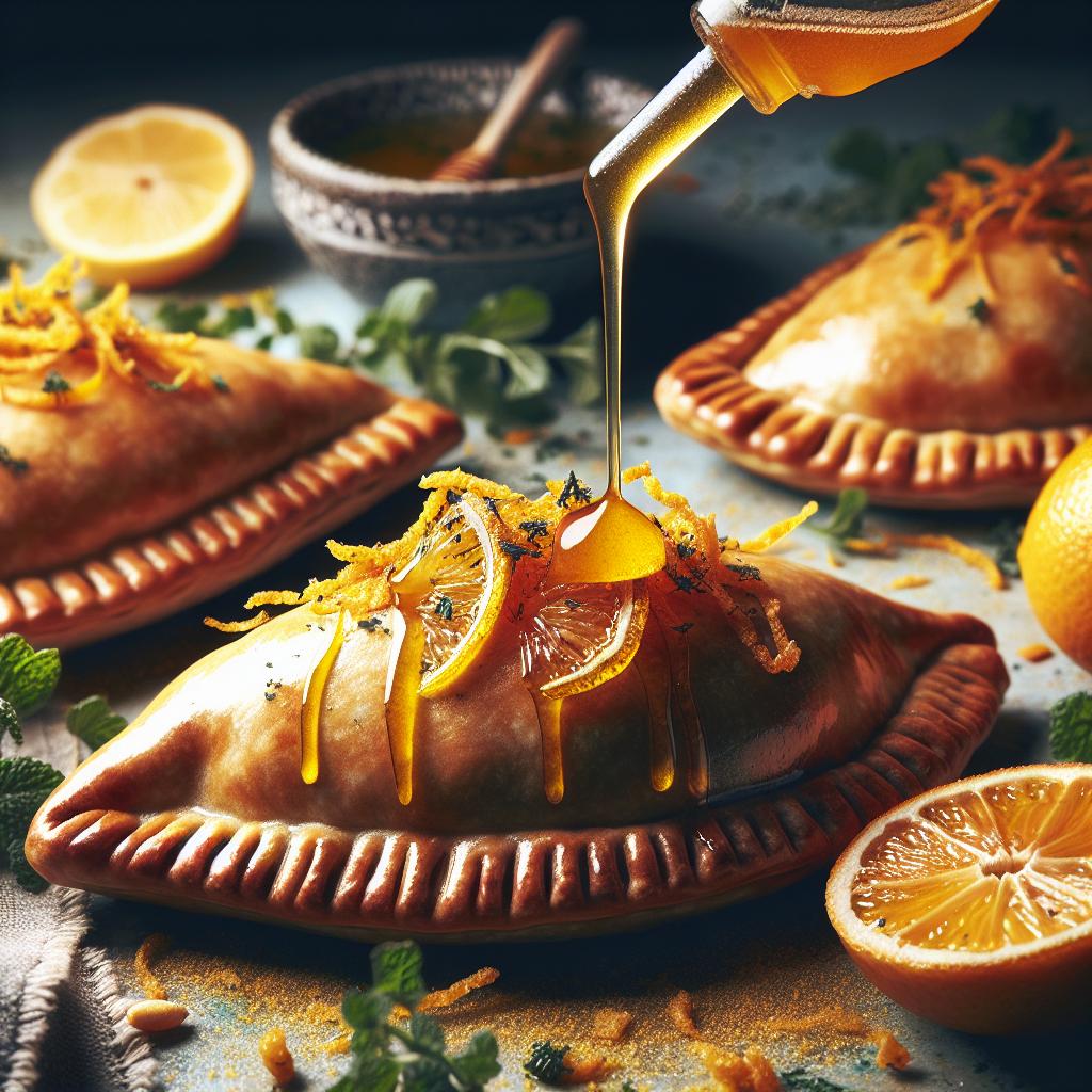 Caramelised Lemon and Herb Cornish Pasties