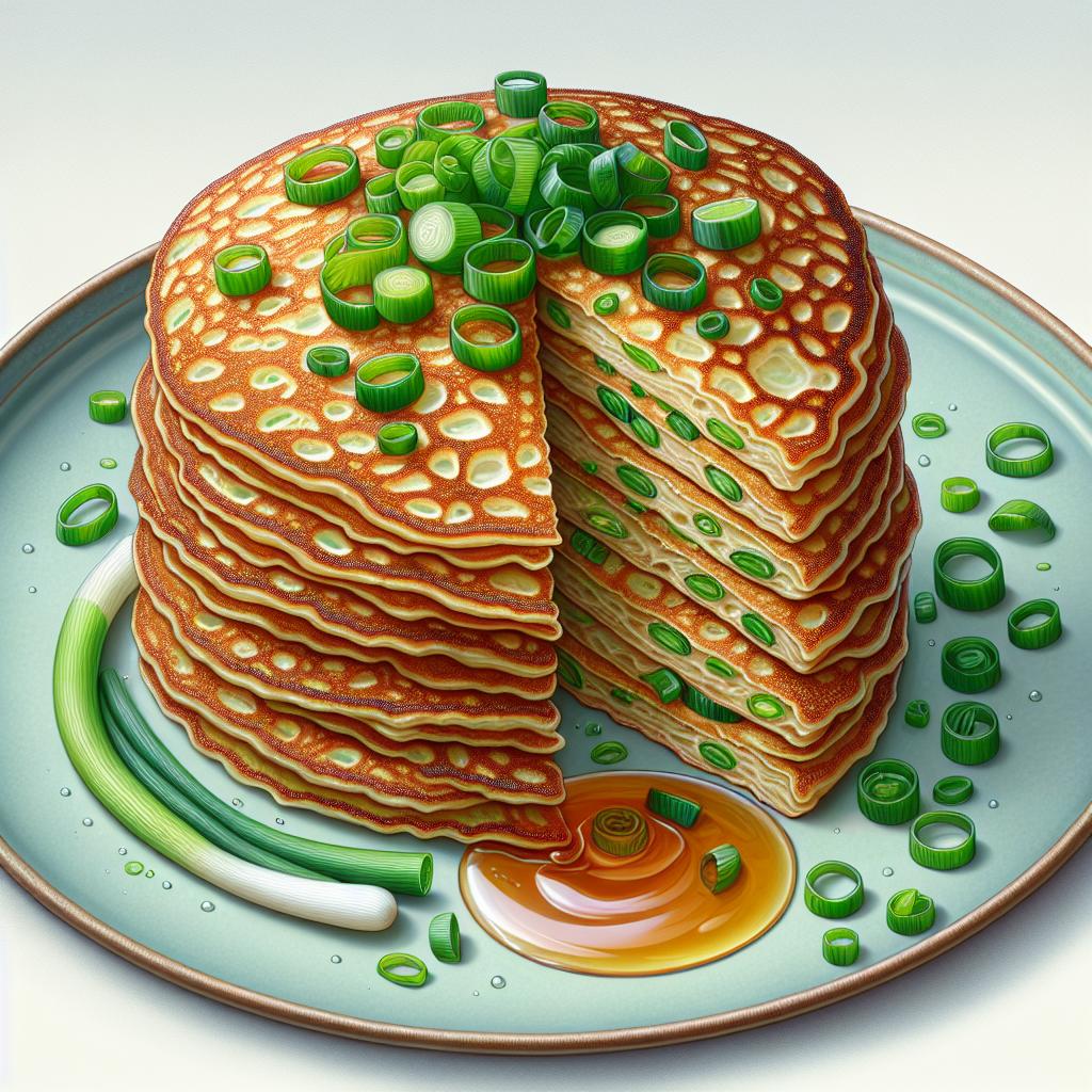 Crispy Vegan Spring Onion Pancakes