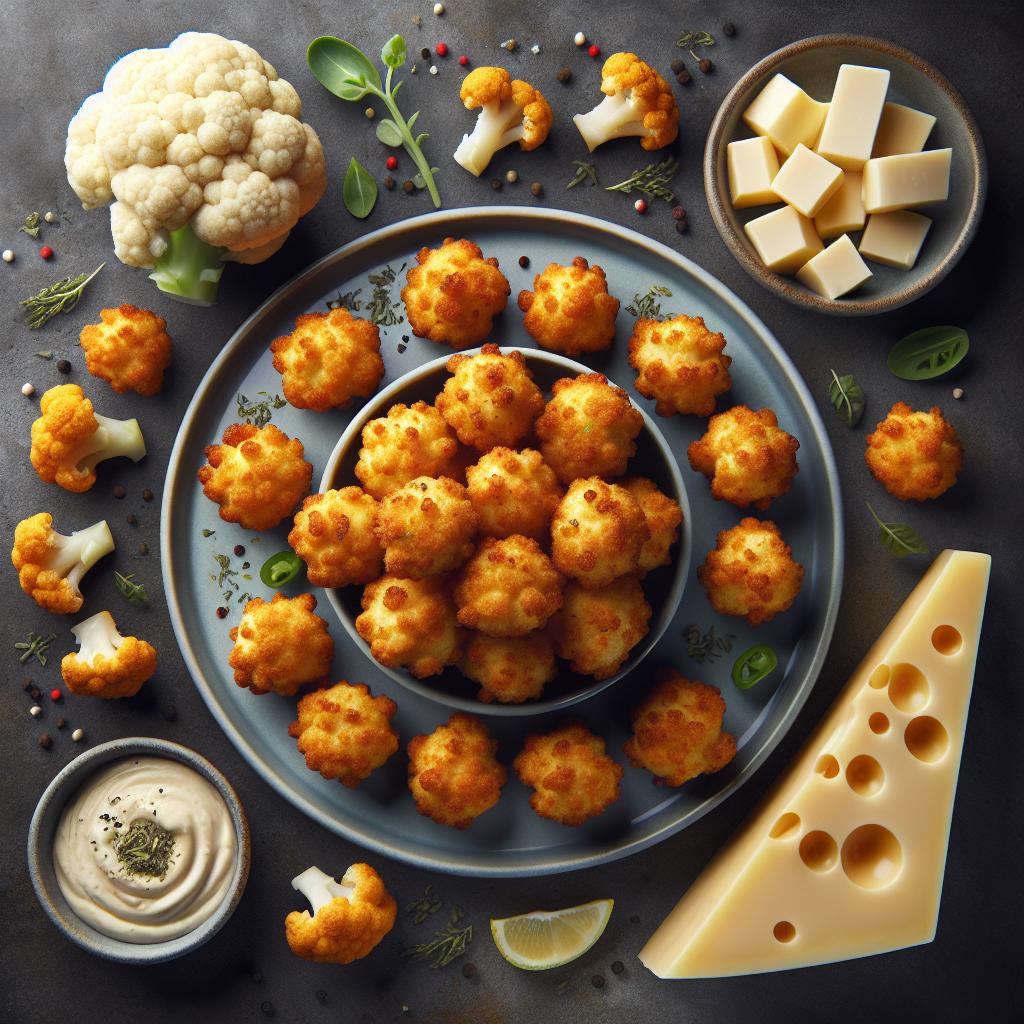 Cauliflower Cheese Bites