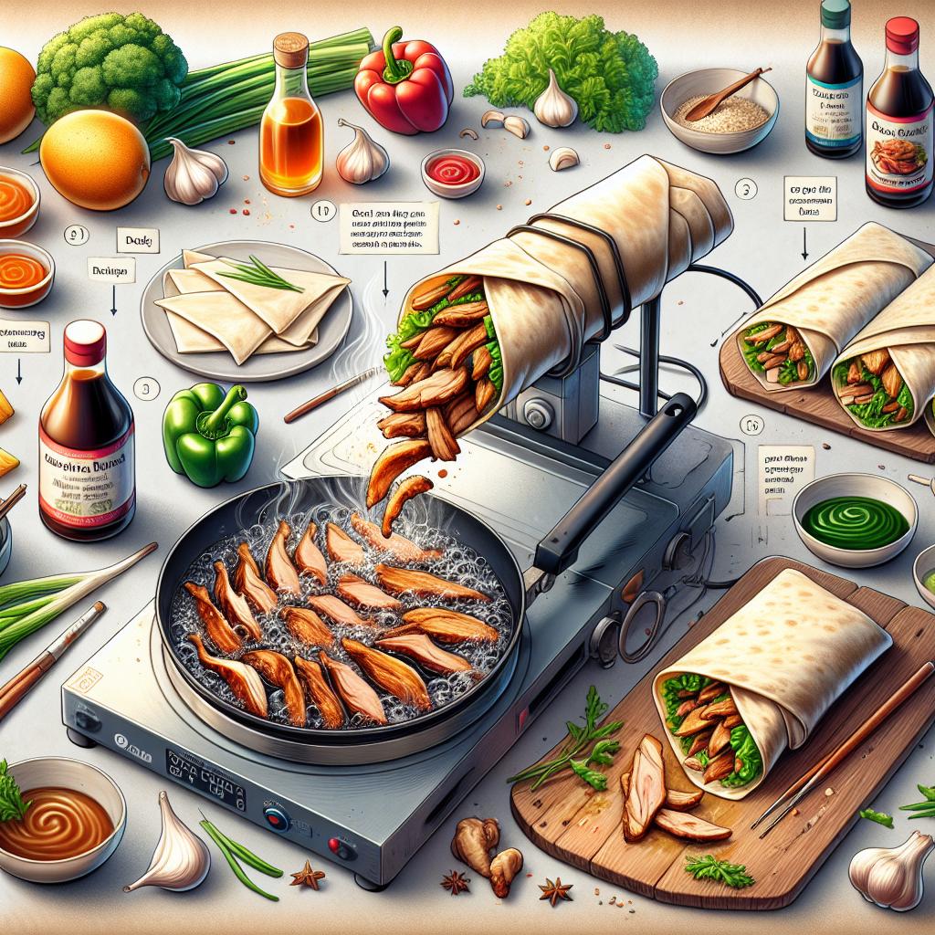 Crispy Hoisin Duck Wraps