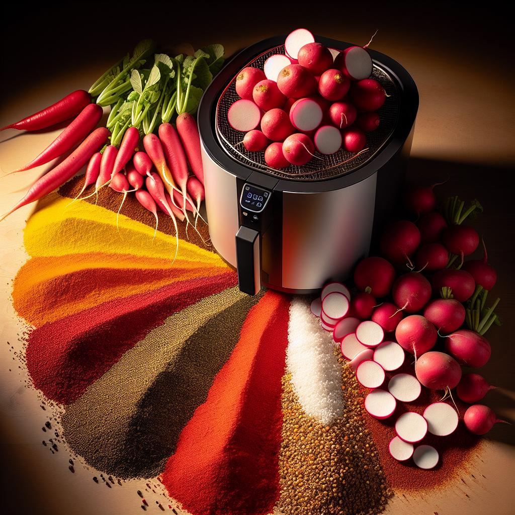 Spicy Roasted Radishes