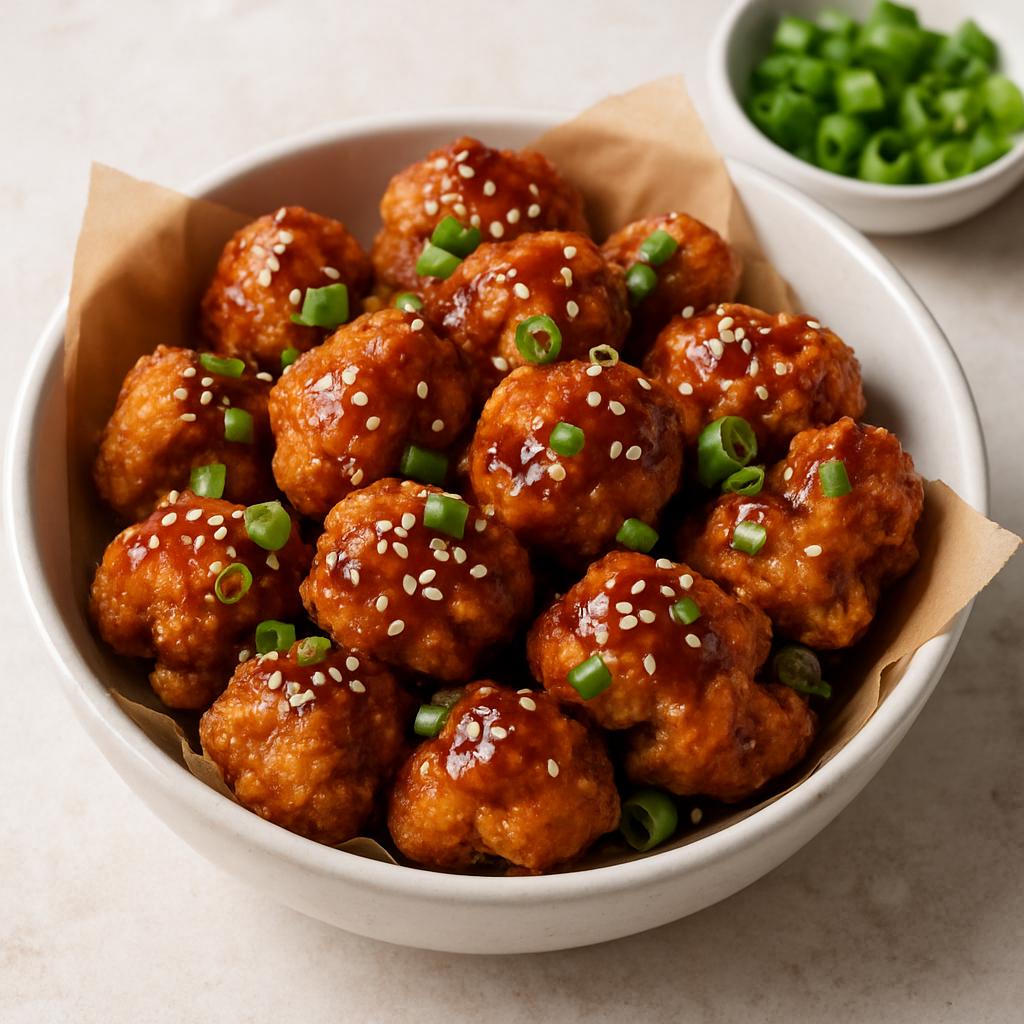 Crispy Cauliflower Teriyaki Bites