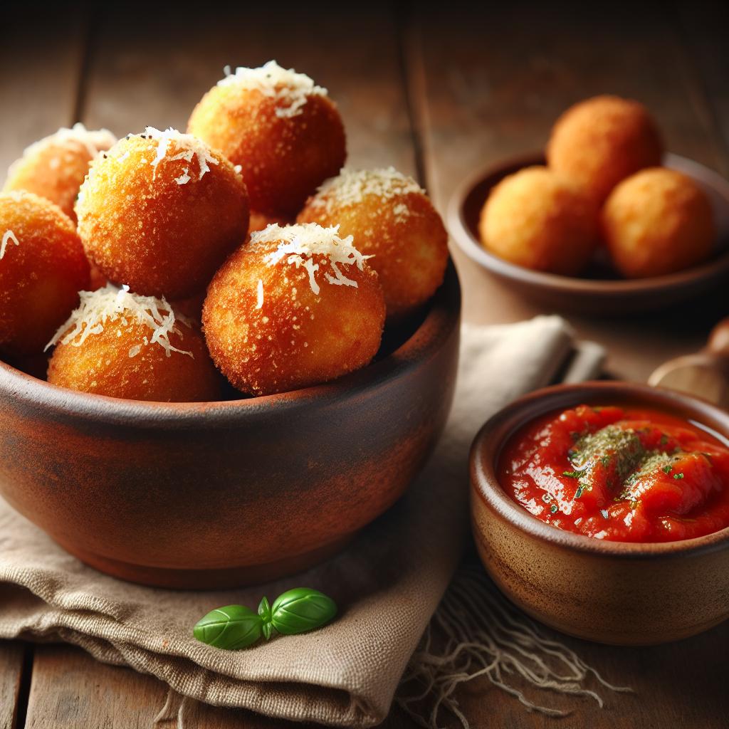 Crispy Arancini Balls