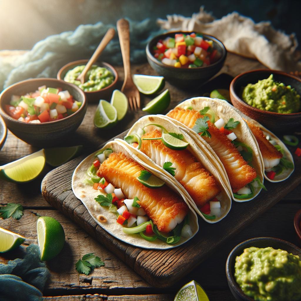 Crispy Haddock Tacos