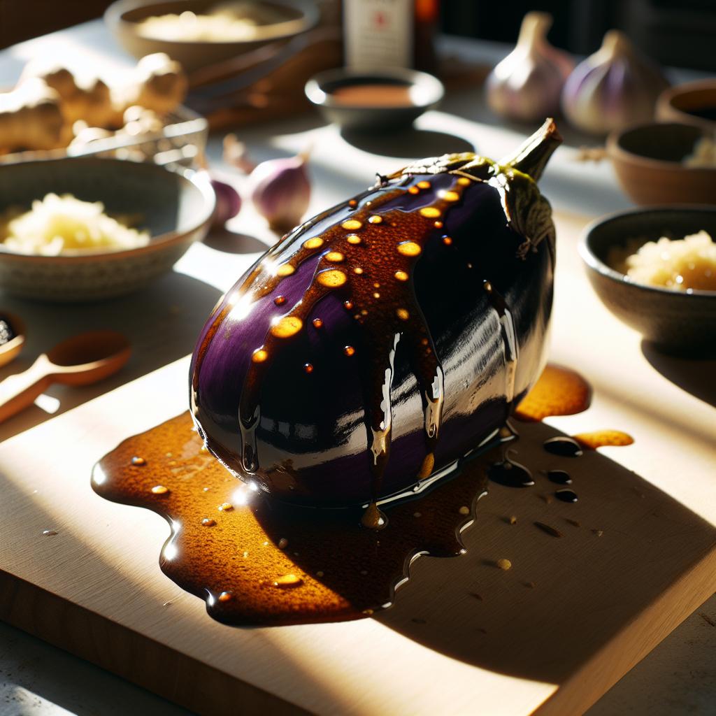 Miso Glazed Aubergine