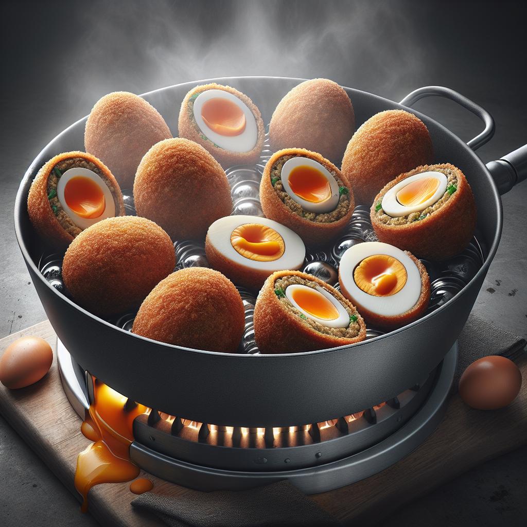 Air Fryer Falafel Scotch Eggs