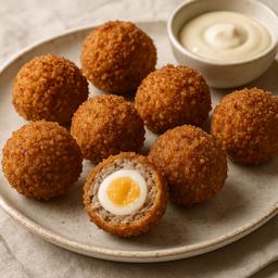 Air Fryer Scotch Quail Eggs