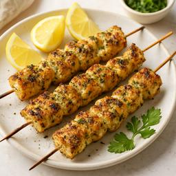 Crispy Lemon Herb Chicken Skewers