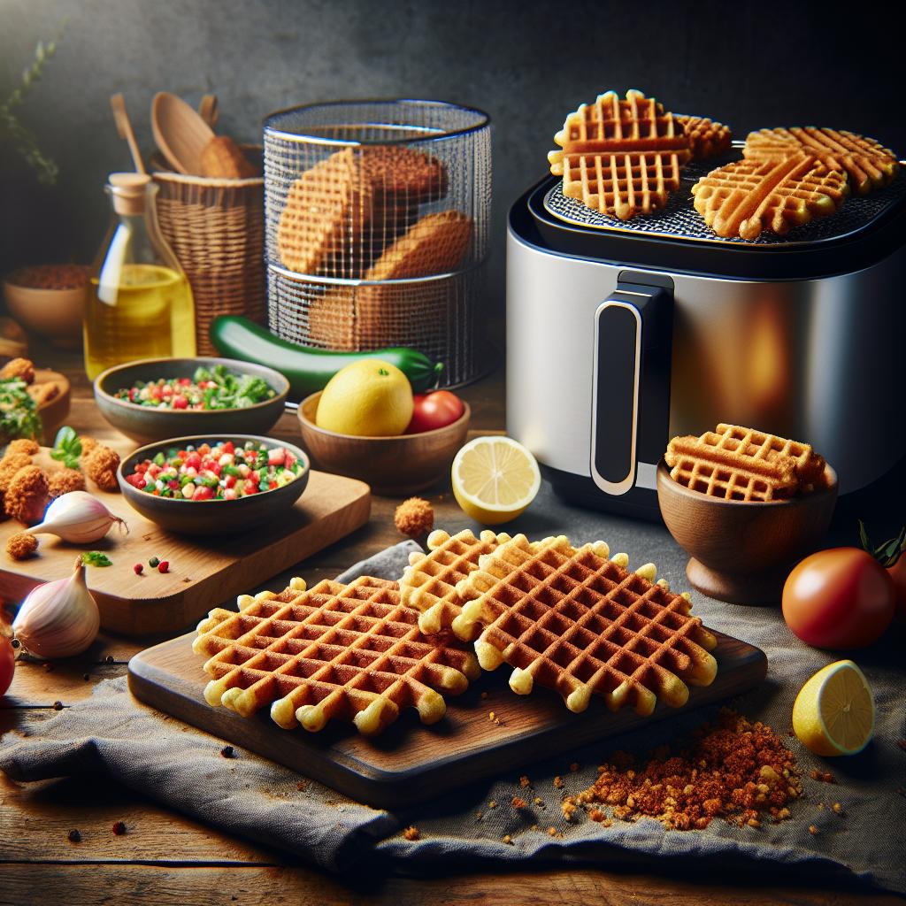 Falafel Waffles