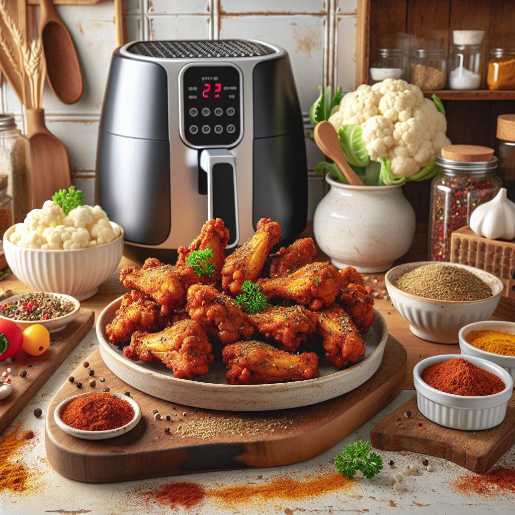 Spiced Cauliflower Wings