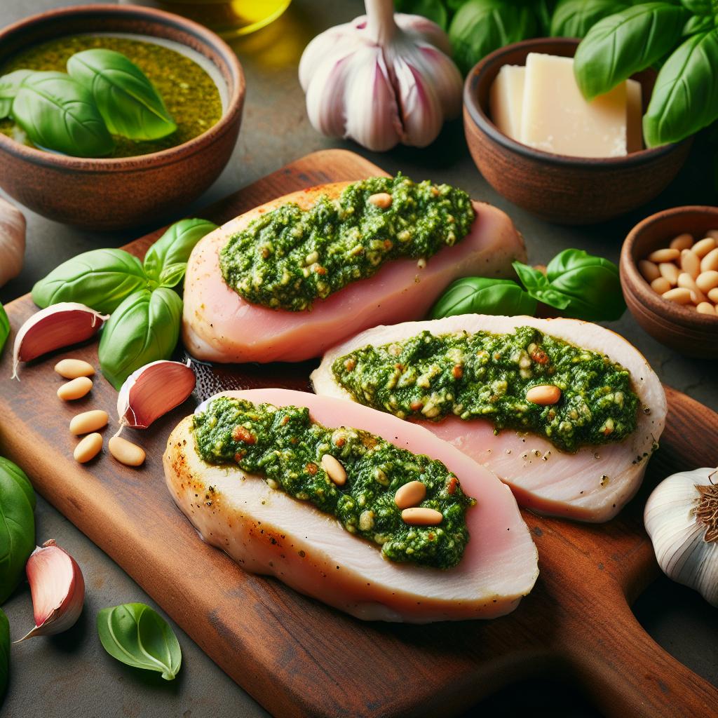 Pesto Stuffed Chicken Breasts